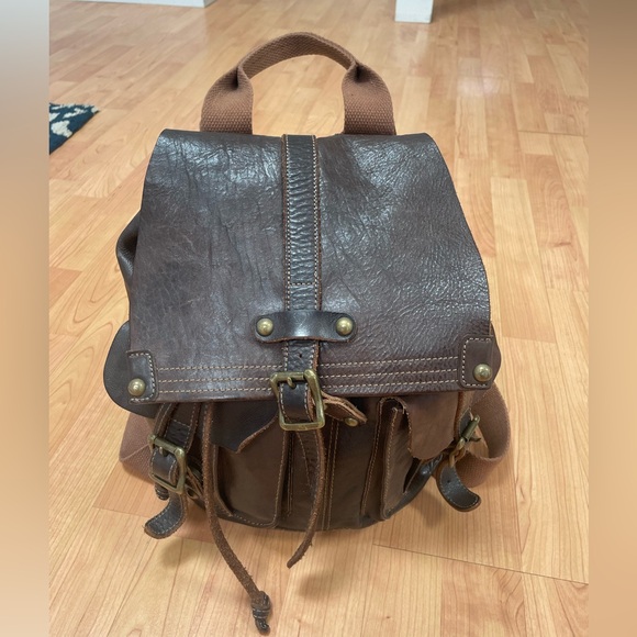 Vintage Leather Bed Stu Backpack - Picture 2 of 7